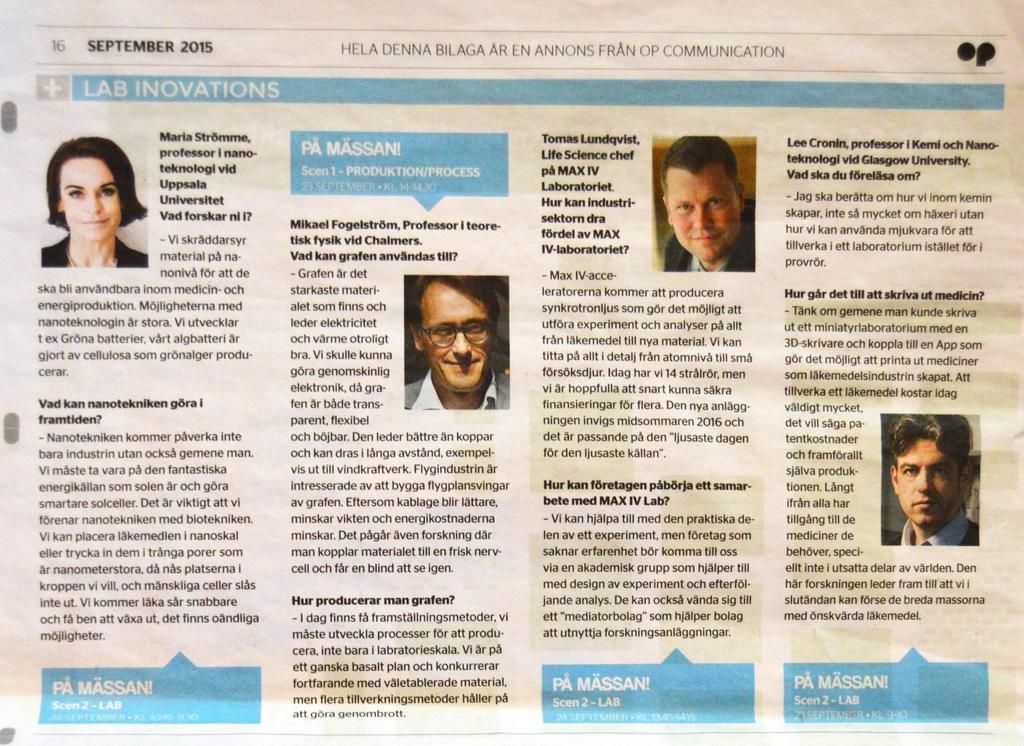 Bilaga, intervju med Maria Strömme m.fl.